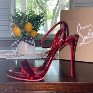 CHRISTIAN LOUBOUTION size 41 red heels120 SOLD!
